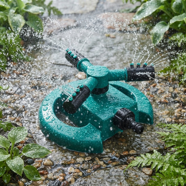 A delicate orchid being damaged by a harsh, uncontrolled jet of water from a garden hose on an apartment balcony.